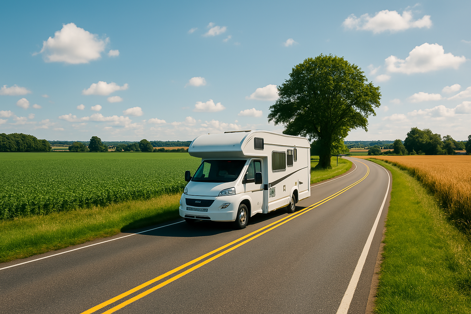 domestic road trip.